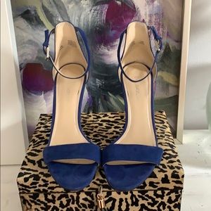 Enzo Angiolini blue suede sandals